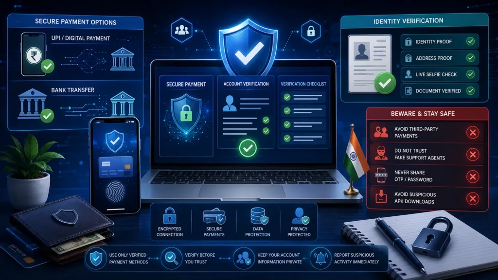 Lotus365 Exchange Payment & Security Checklist Lotus365 Exchange payment and security verification checklist